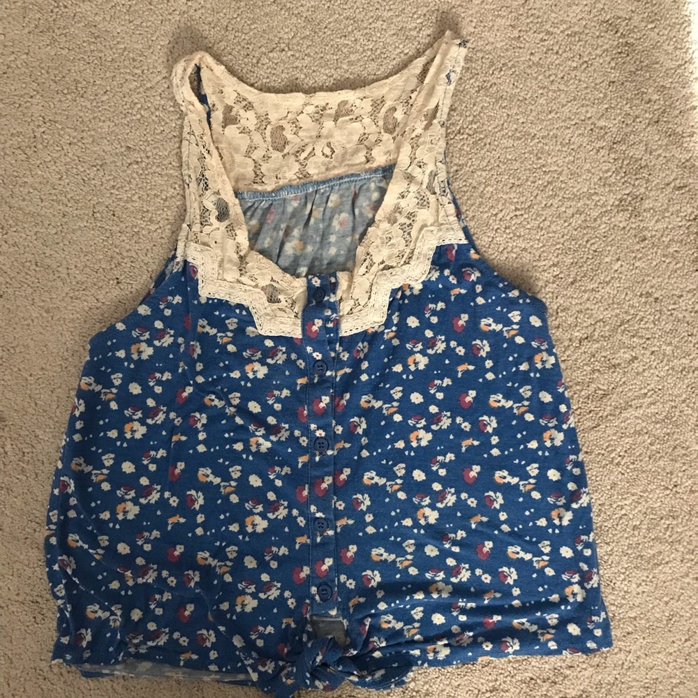 Small,Floral tank top